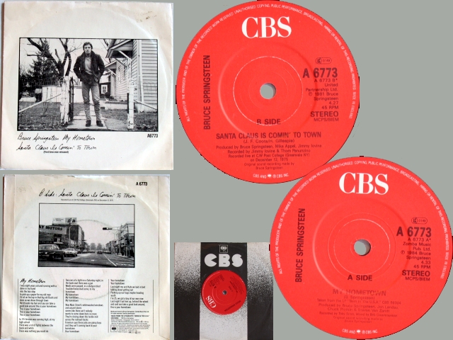 Bruce Springsteen - MY HOMETOWN / SANTA CLAUS …..